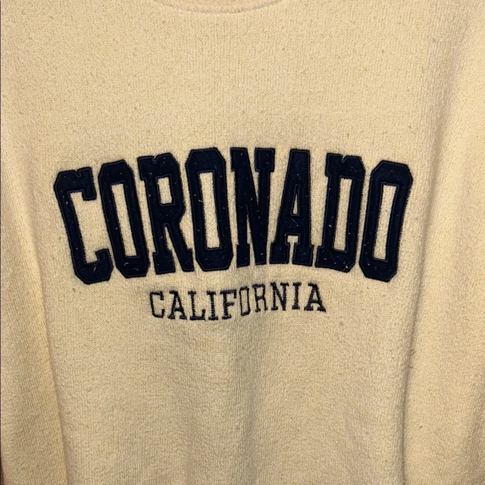 Coronado California Cream Sweatshirt - Picture 4 of 5